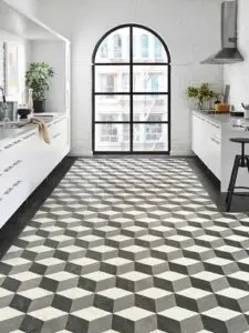 Paired with the classic monotones of Fiore, Corris and Canberra, this classic Cubix design creates a stunning three-dimensional backdrop for a modern interior. Pair with clean lines and minimal styling to create a truly striking interior.
